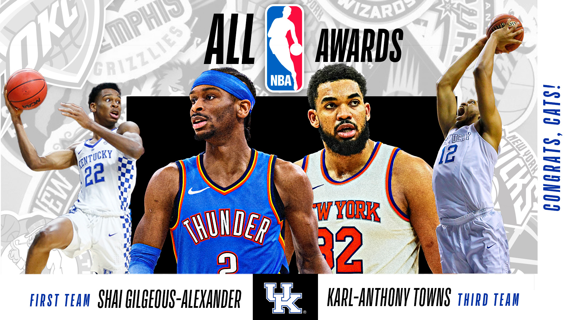 Shai Gilgeous-Alexander Joined by Karl-Anthony Towns on All-NBA Teams Shai Gilgeous-Alexander Joined by Karl-Anthony Towns on All-NBA Teams
